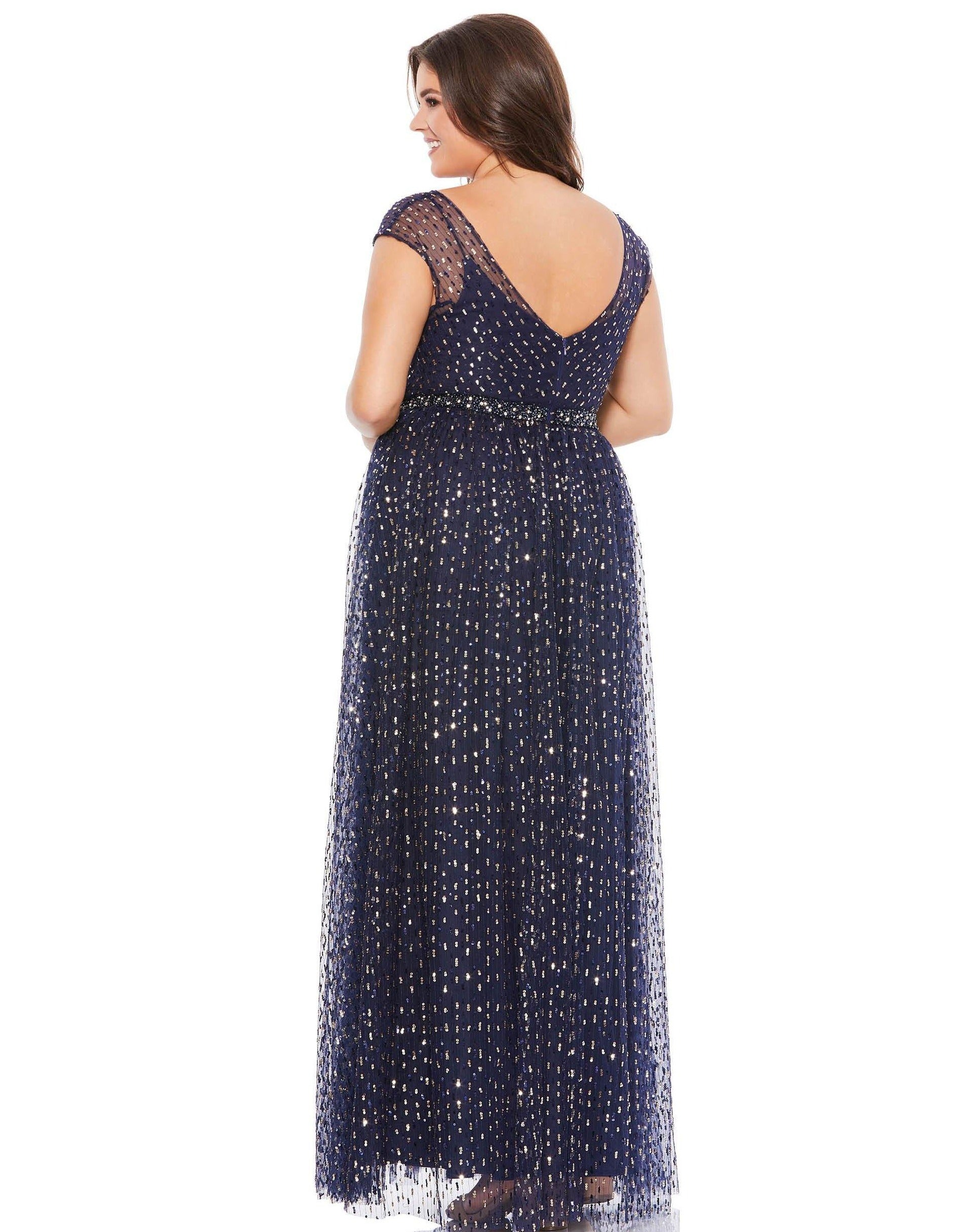 Mac Duggal 67756 Fabulouss Long Plus Size Dress