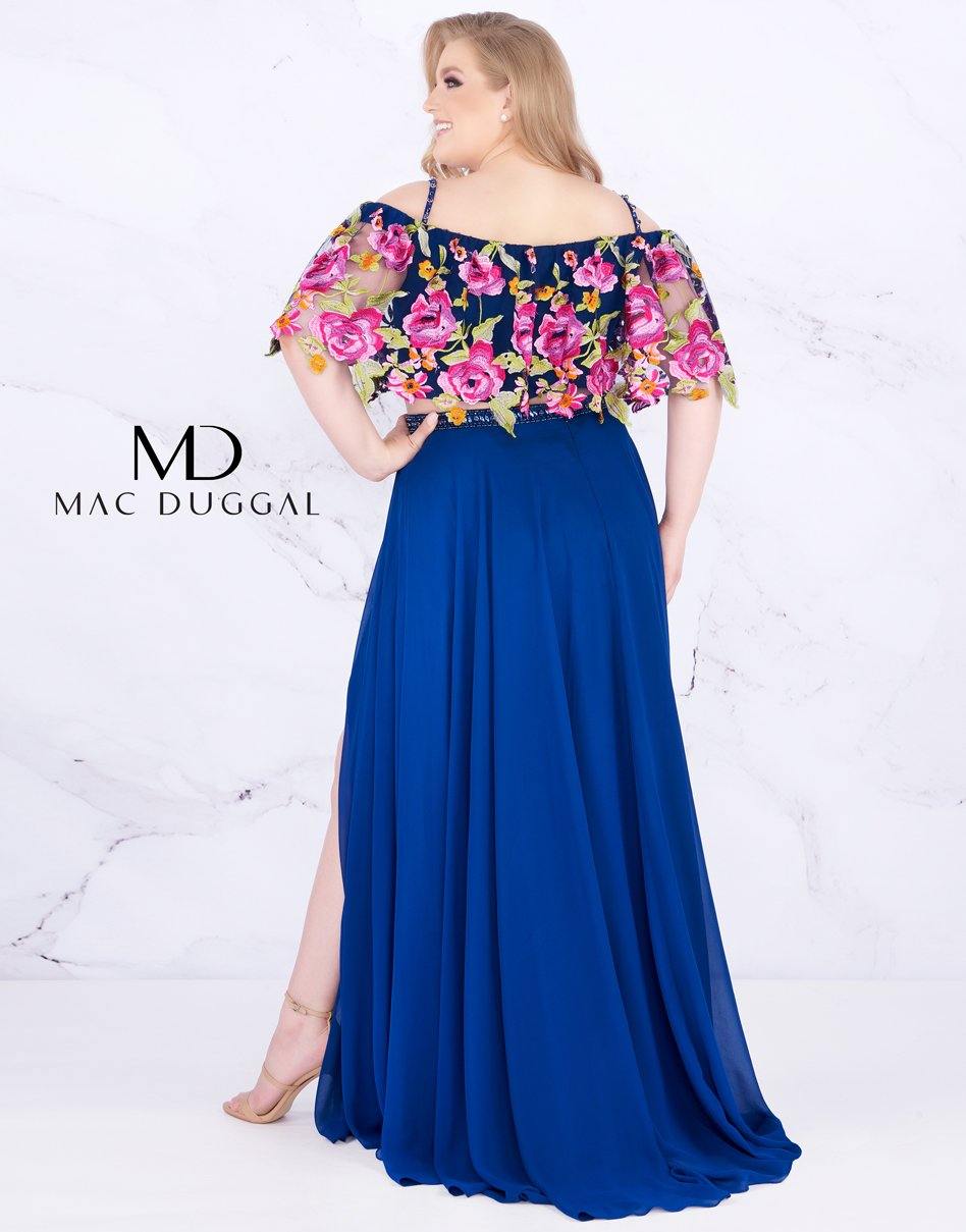 Mac Duggal Fabulouss Long Plus Size Dress 77521F - The Dress Outlet