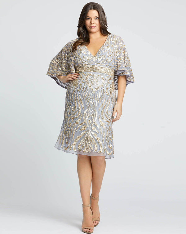 Platinum Multi Gown 16W Mac Duggal 5191