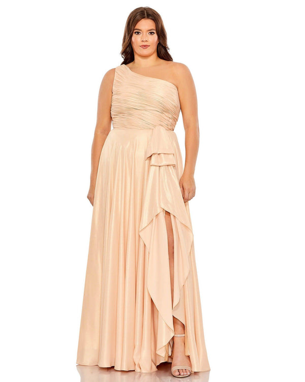 Fabulouss Plus Size Long Dress Plus Size Mac Duggal 68125
