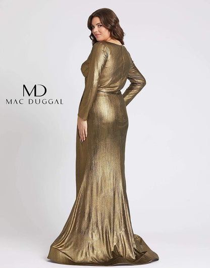 Mac Duggal Fabulouss Plus Size Long Prom Dress  49073F - The Dress Outlet Mac Duggal