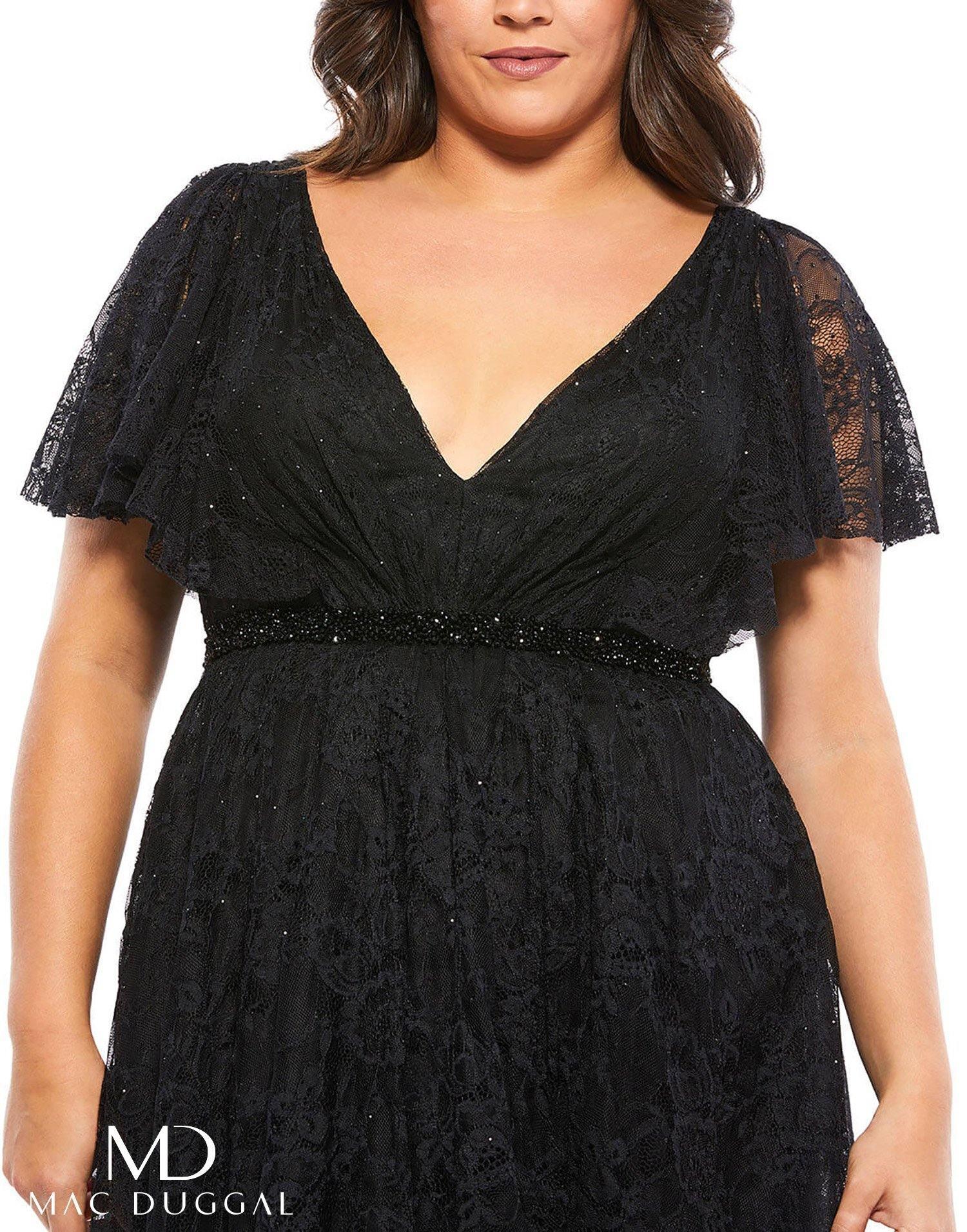 Mac Duggal Fabulouss Short Plus Size Dress Sale