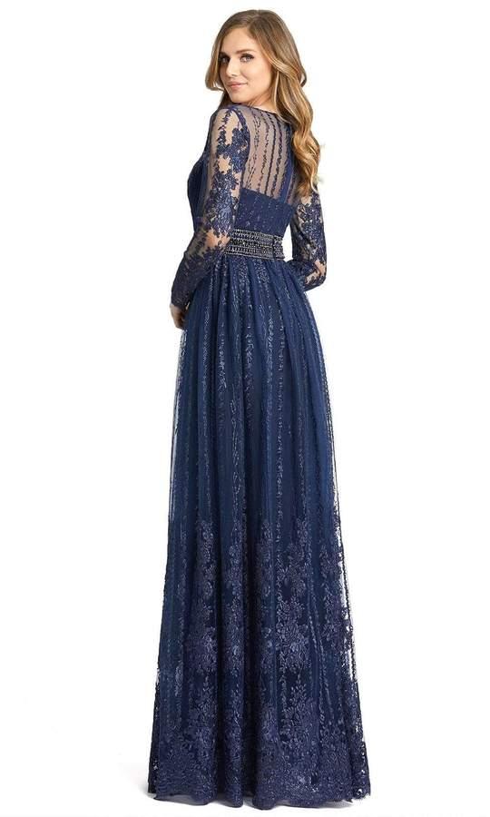 Mac Duggal 66591 Formal Long Sleeve Evening Dress
