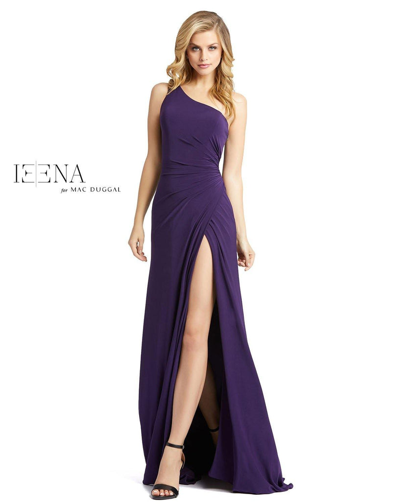 Mac Duggal 20331 Long One Shoulder Floral Dress main image 1