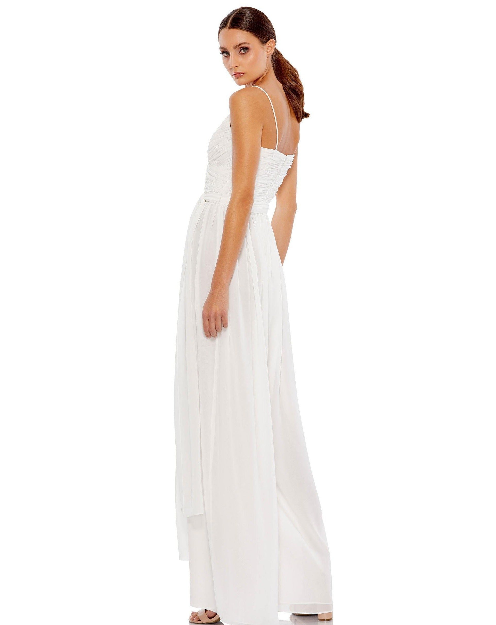 Mac Duggal Jumpsuit - White - Large Mac Duggal Jumpsuit - White - Large