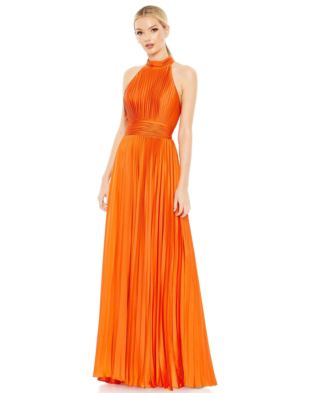 Mac Duggal 26943 Prom Long Halter Formal Dress