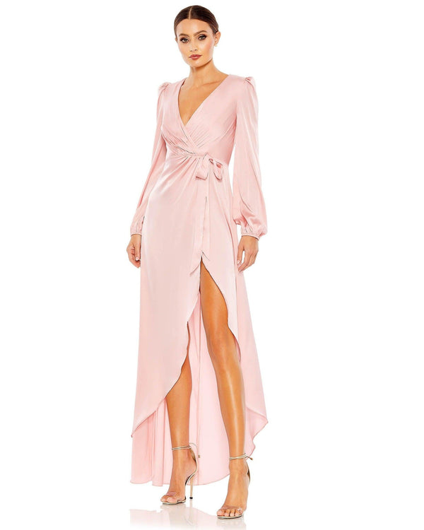 High Low Formal Dress High Low Detail Mac Duggal 55624