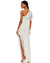 Mac Duggal High Low One Shoulder Formal Dress 93687 - The Dress Outlet