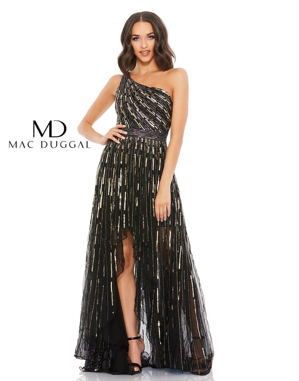 High Low Prom Formal Dress High Low Detail Mac Duggal 5381