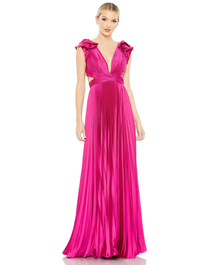 Mac Duggal Long Cap Sleeve Formal Dress 26729 - The Dress Outlet