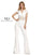 Mac Duggal Long Formal Beaded Lace Jumpsuit 1993M - The Dress Outlet