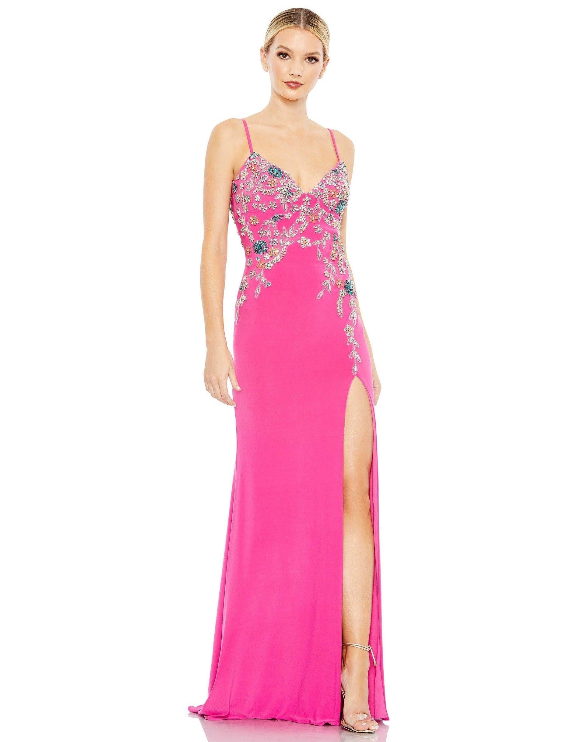 Mac Duggal 42006 Long Formal Beaded Prom Dress