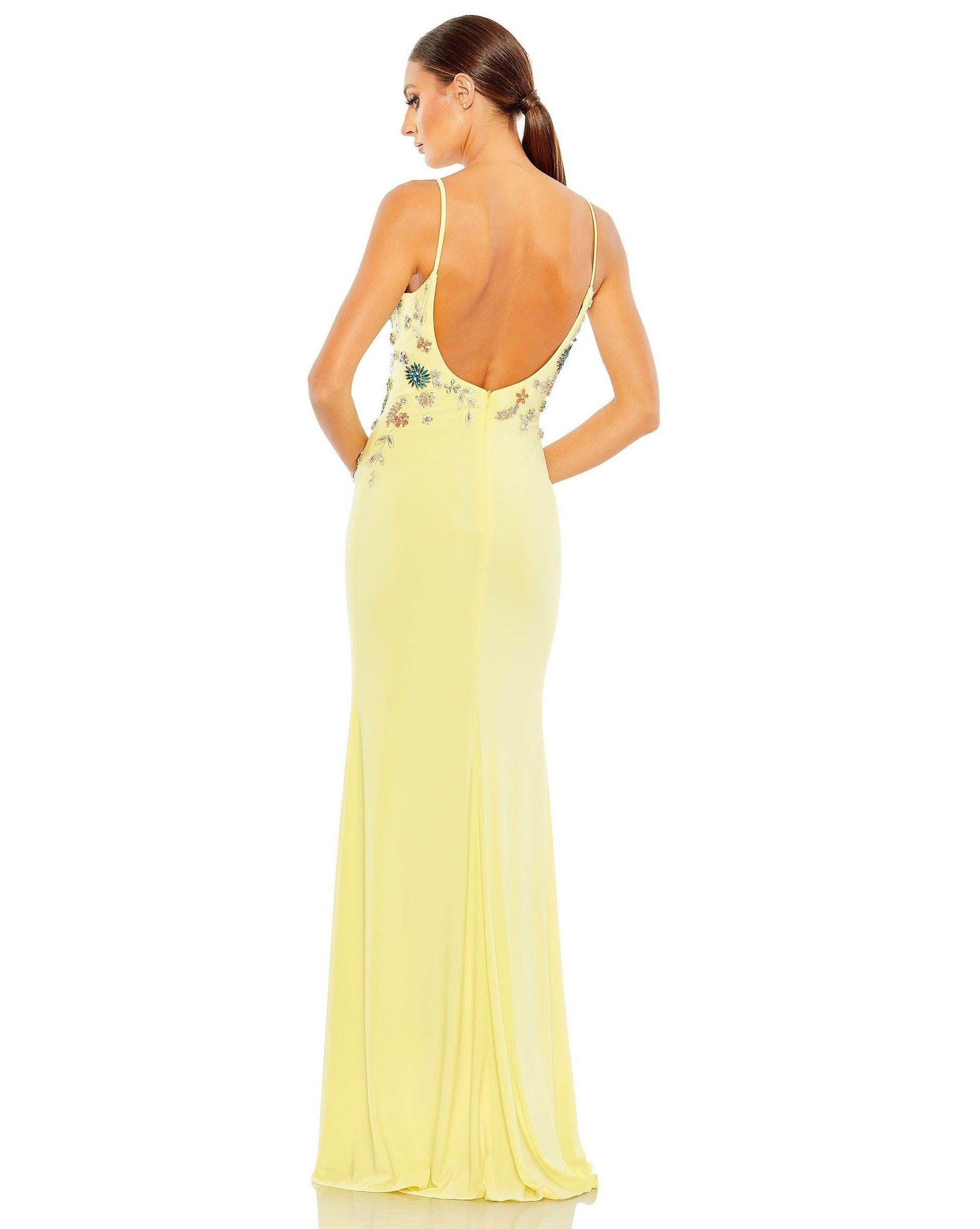 Mac Duggal 42006 Long Formal Beaded Prom Dress