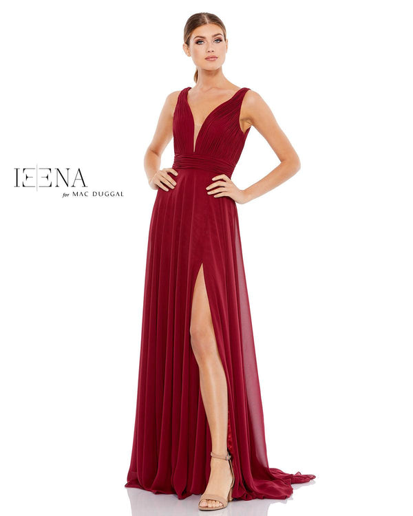 Long Formal Chiffon Dress Chiffon Fabric Mac Duggal 55249