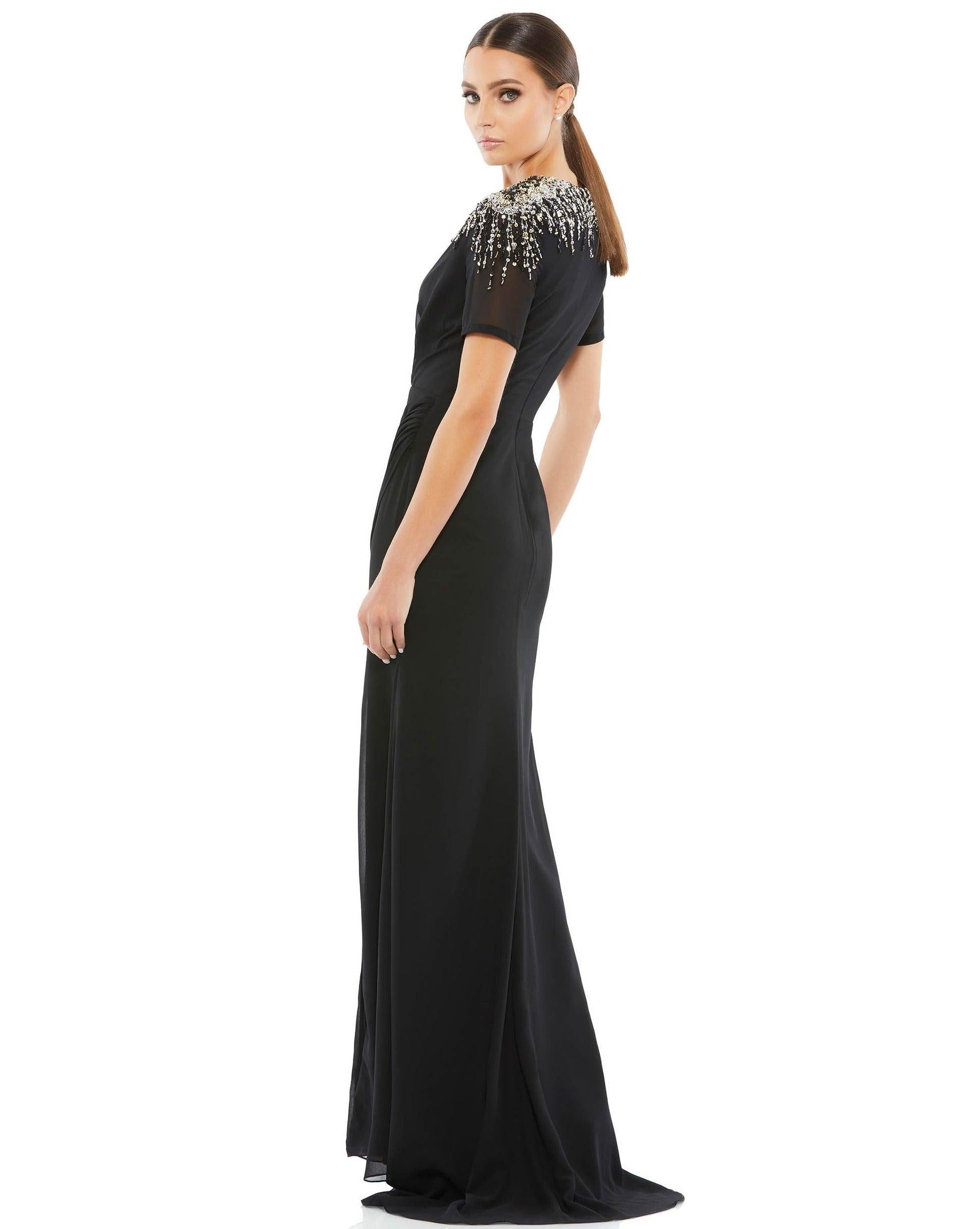 Mac Duggal Long Formal Evening Dress 55704 - The Dress Outlet
