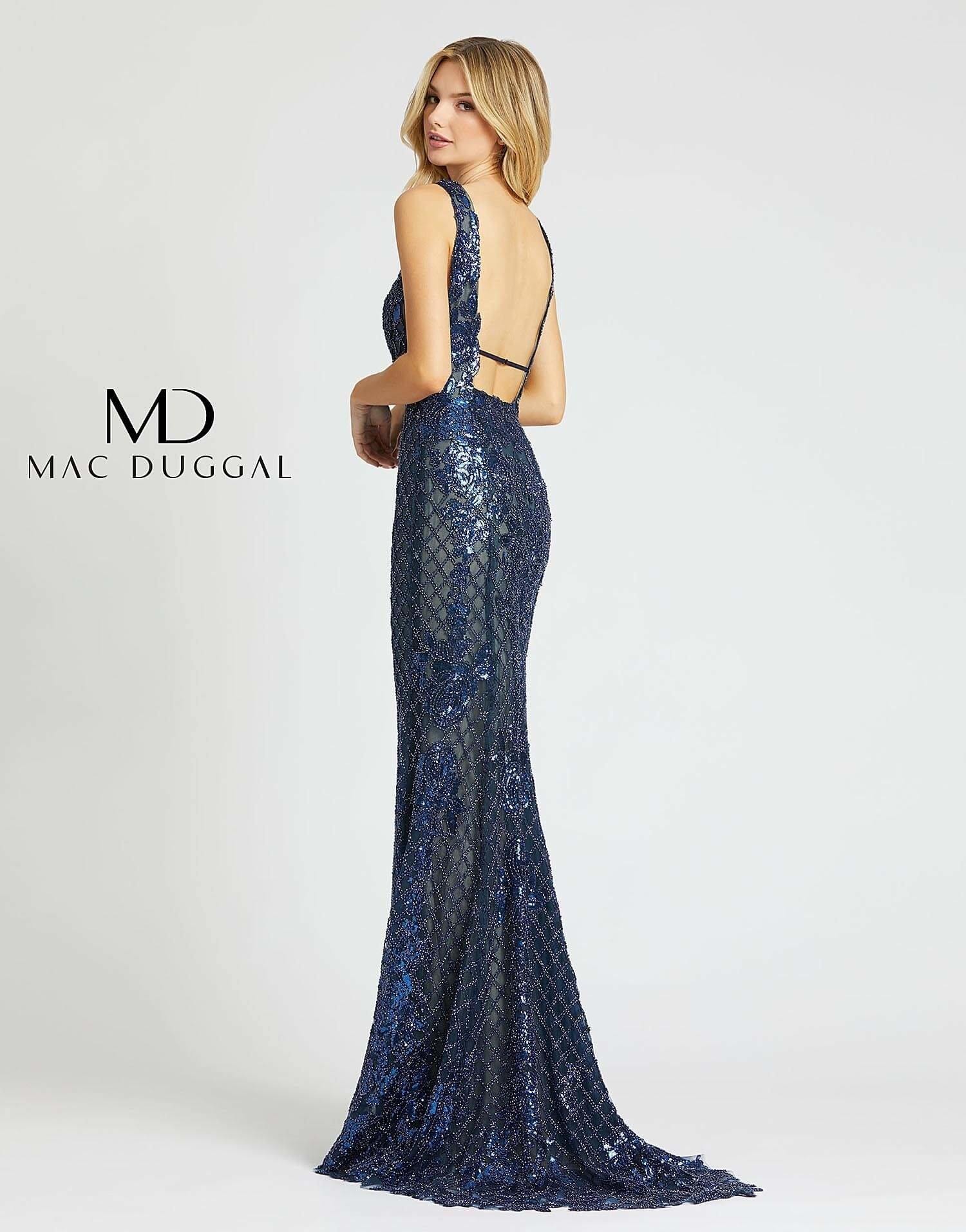 Mac Duggal Long Formal Evening Prom Dress 26258M - The Dress Outlet