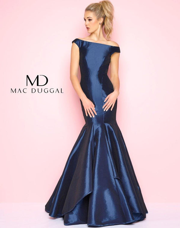 Long Formal Evening Prom Dress Evening Silhouette Mac Duggal 62398