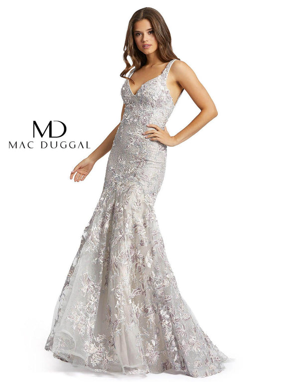 Long Formal Fitted Dress Fitted Silhouette Mac Duggal 20146