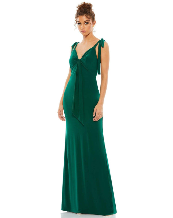 Long Formal Fitted Prom Gown Fitted Silhouette Mac Duggal 26696