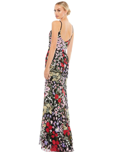 Mac Duggal Long Formal Floral Lace Dress 67473 - The Dress Outlet