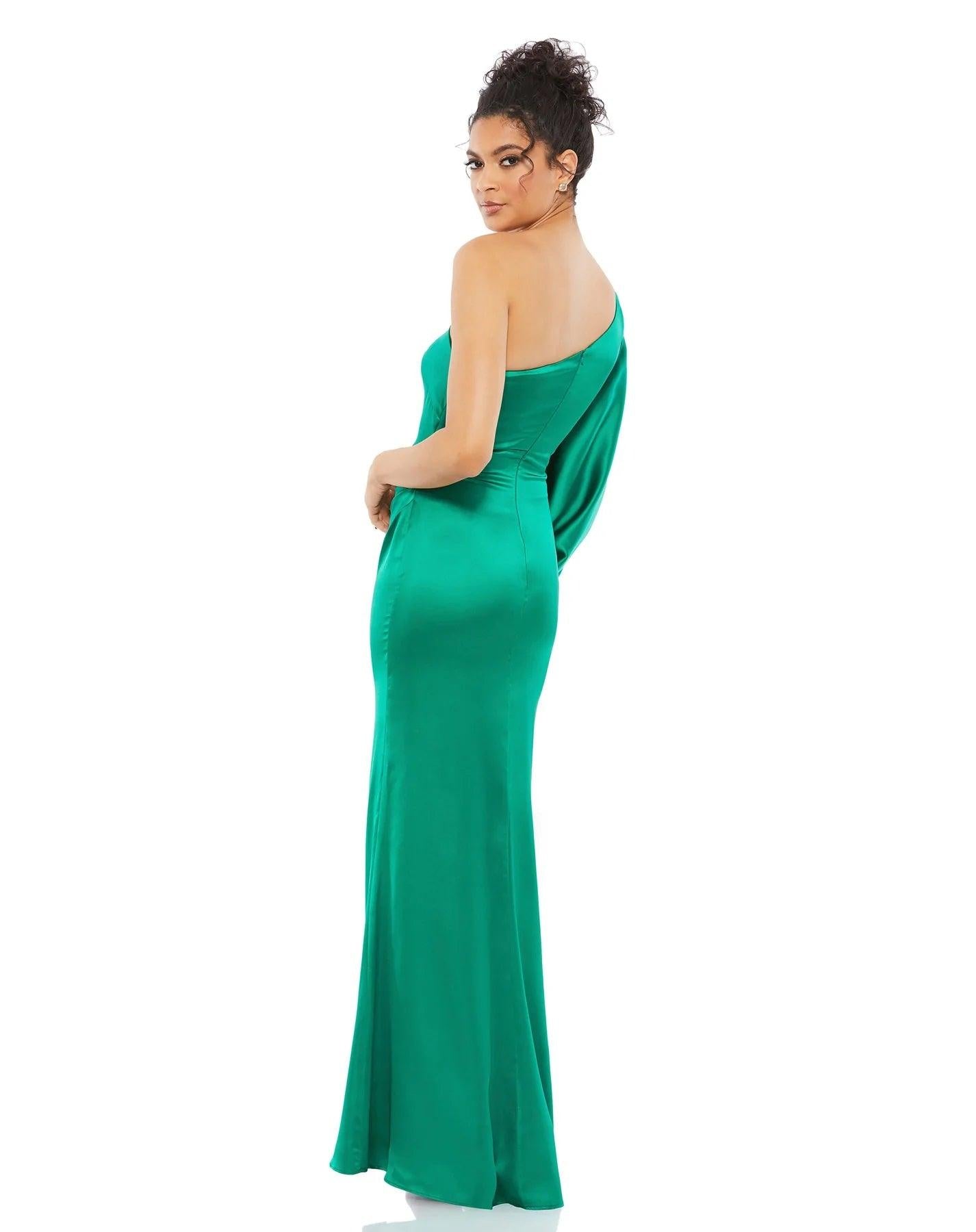 Mac Duggal Long Formal One Shoulder Dress 26588 - The Dress Outlet