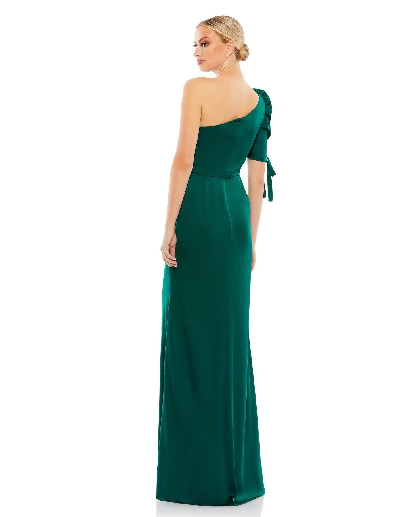 Mac Duggal Long Formal One Shoulder Gown 55632 - The Dress Outlet