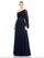 Mac Duggal Long Formal One Shoulder Lace Gown 11244 - The Dress Outlet