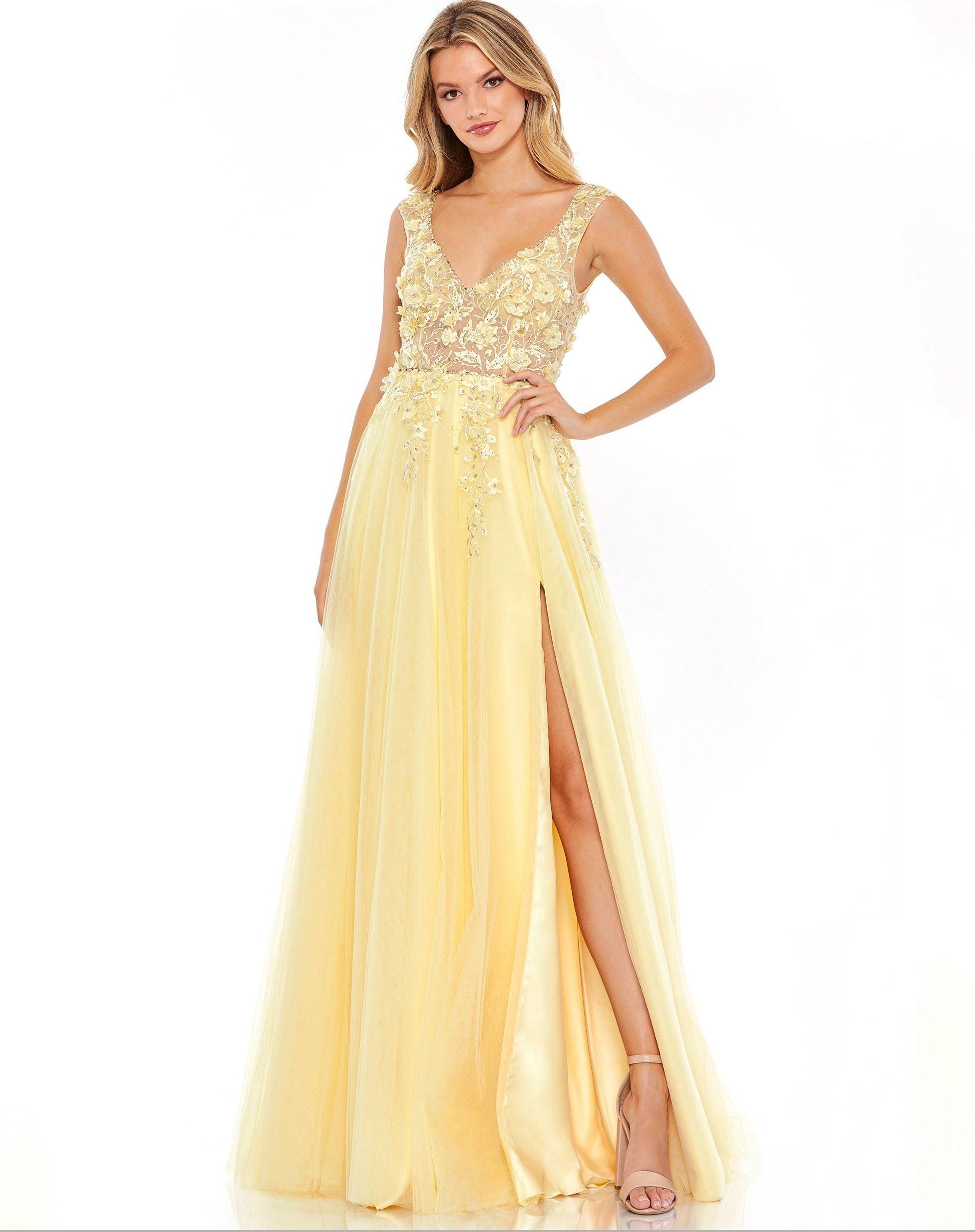 Mac Duggal Long Formal Prom Ball Gown 11201 - The Dress Outlet
