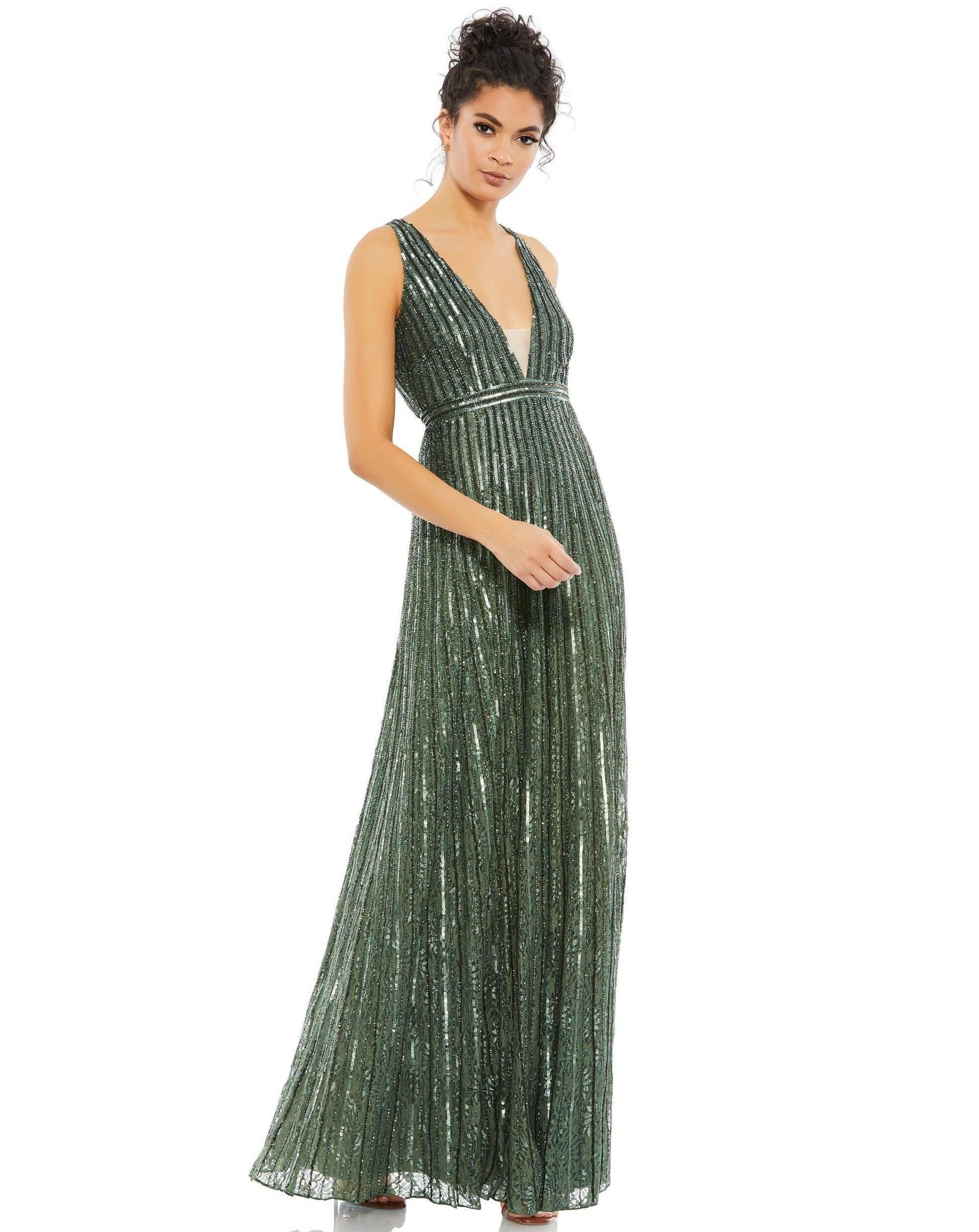 Mac Duggal 93570 Long Formal Sleeveless Prom Gown