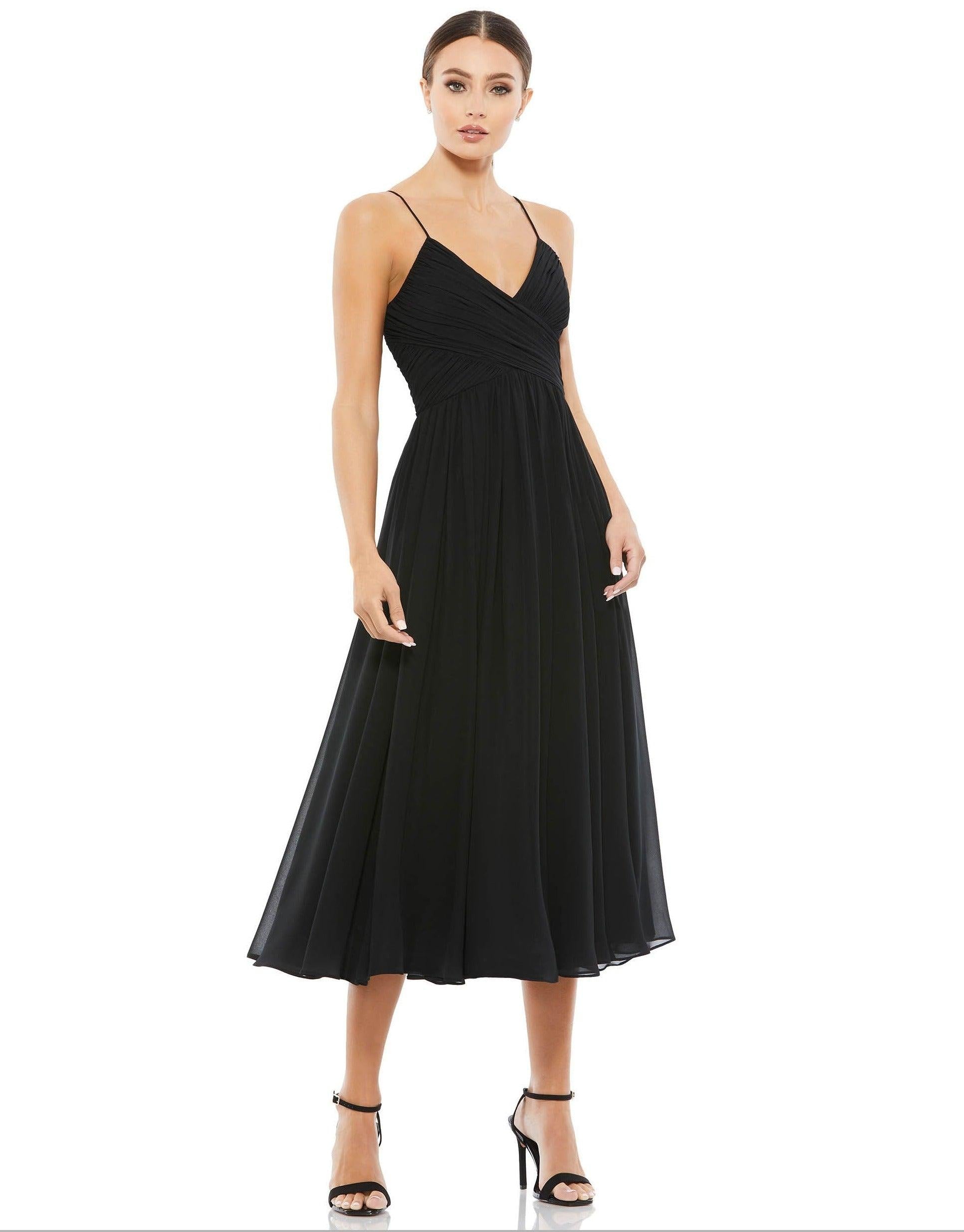 Mac Duggal Long Formal Spaghetti Strap Dress 2650 - The Dress Outlet