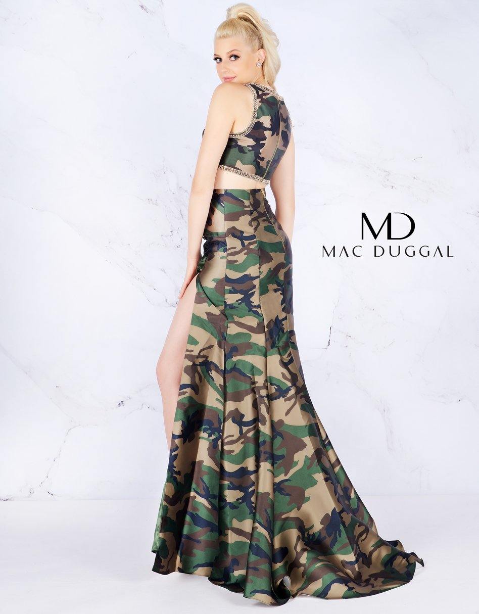 Mac Duggal Long Formal Two Piece Mermaid Gown 40814L - The Dress Outlet