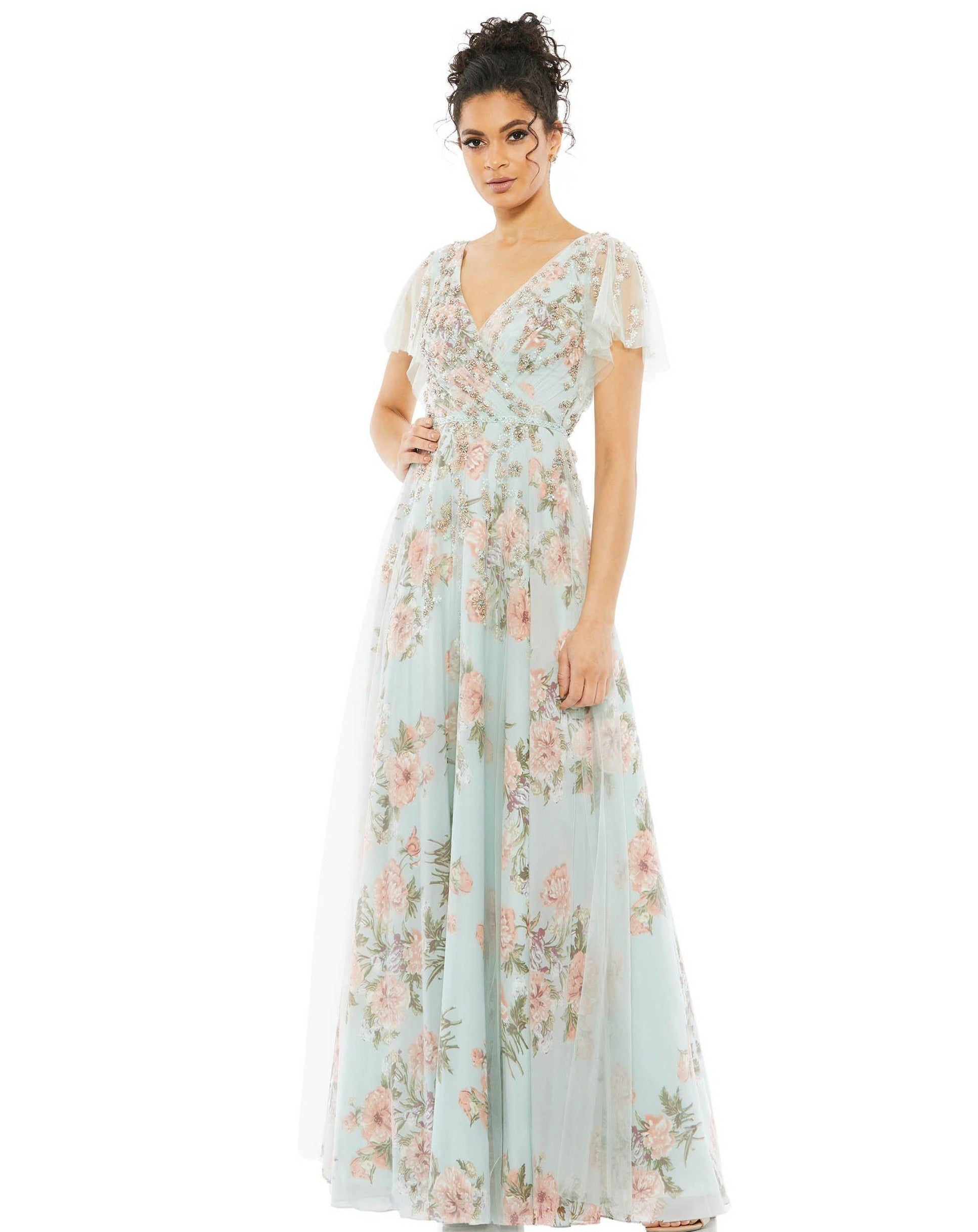 Mac Duggal Long Mother of the Bride Dress 11220 - The Dress Outlet