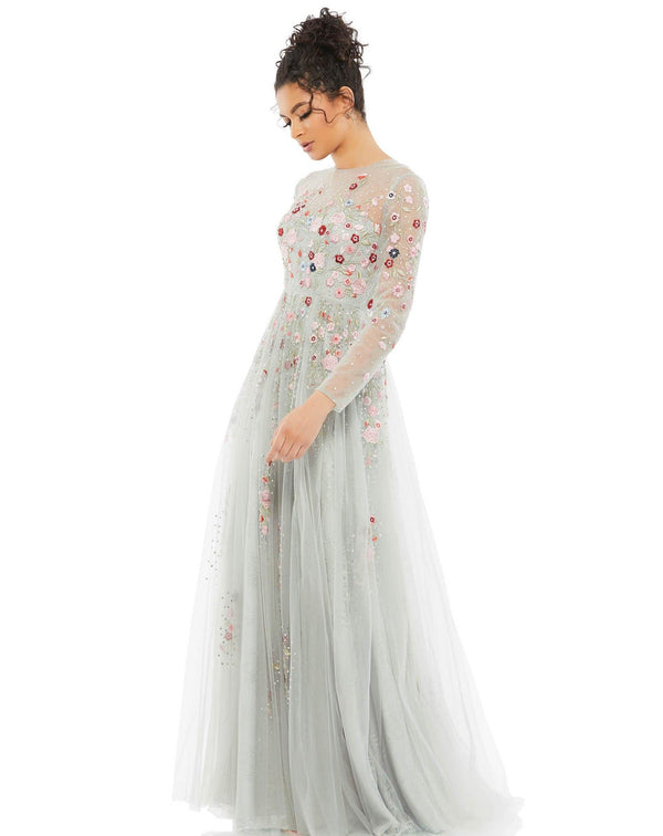 Long Mother of the Bride Dress Mother of the Bride Mac Duggal 11241