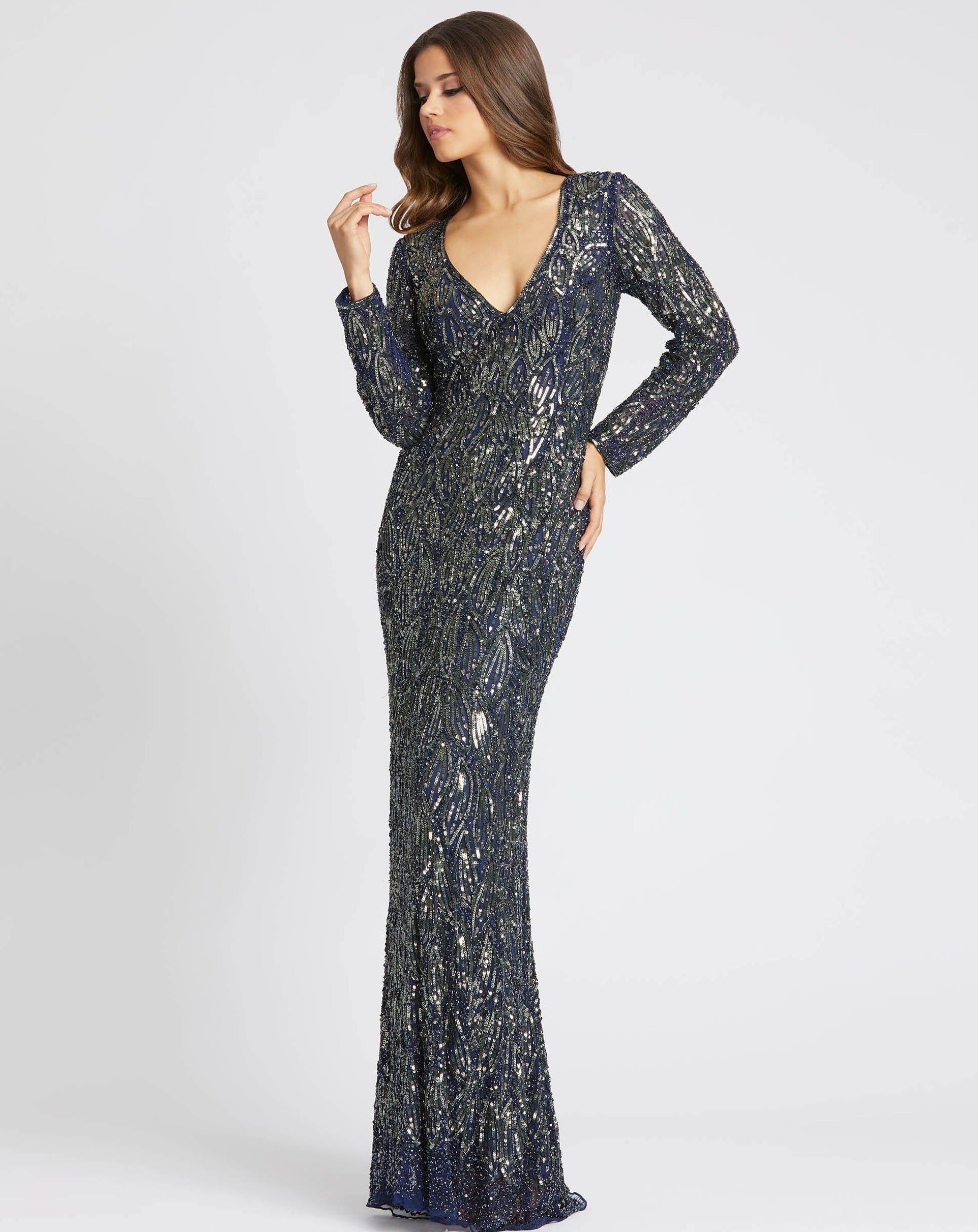 Mac Duggal Long Mother of the Bride Dress 4578 - The Dress Outlet