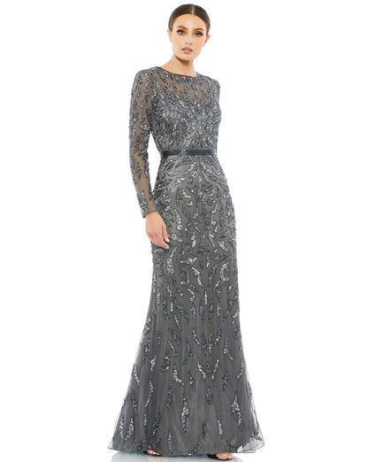 Mother of the Bride Dress Long Mother of the Bride Dress Charcoal