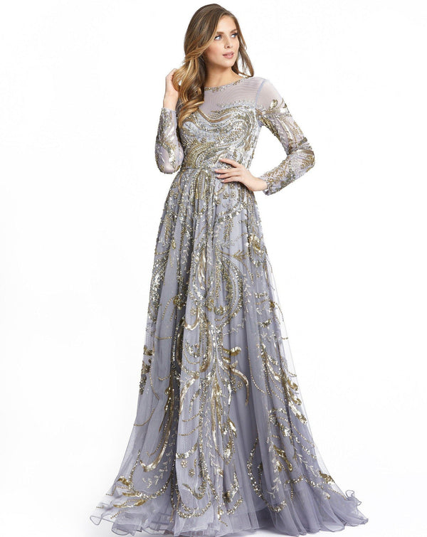 Long Mother of the Bride Dress by Mac Duggal 5217