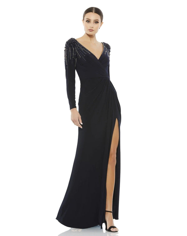 Long Mother of the Bride Dress Mother of the Bride Mac Duggal 55715