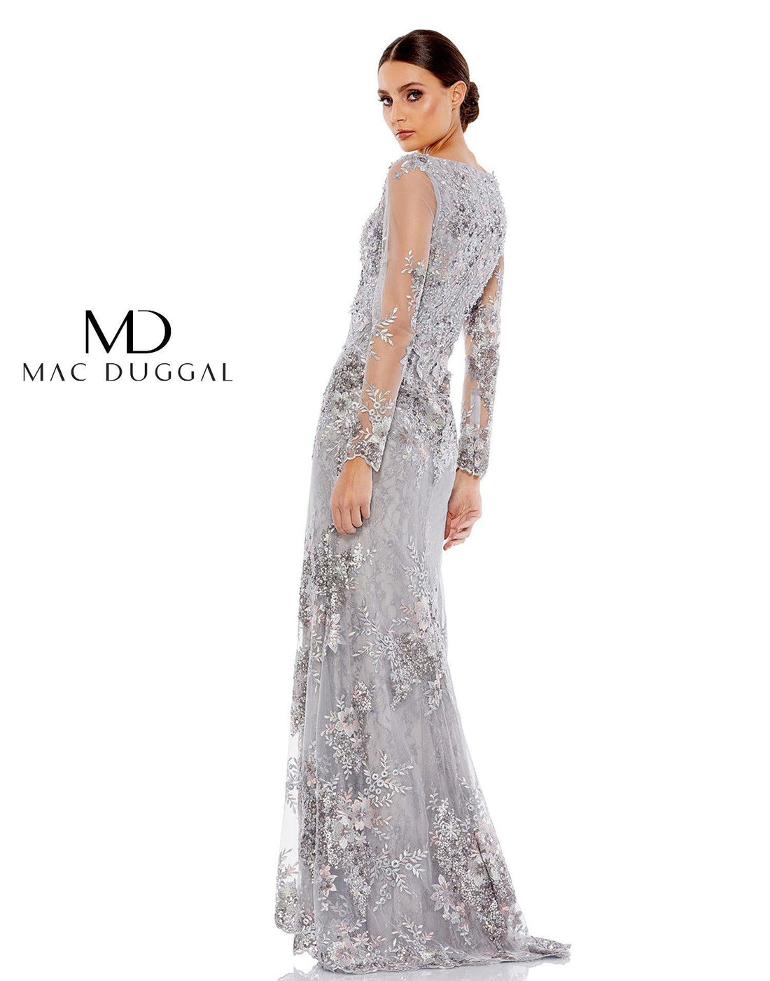 Platinum Mac Duggal 67539 Long Mother of the Bride Dress for $349.0
