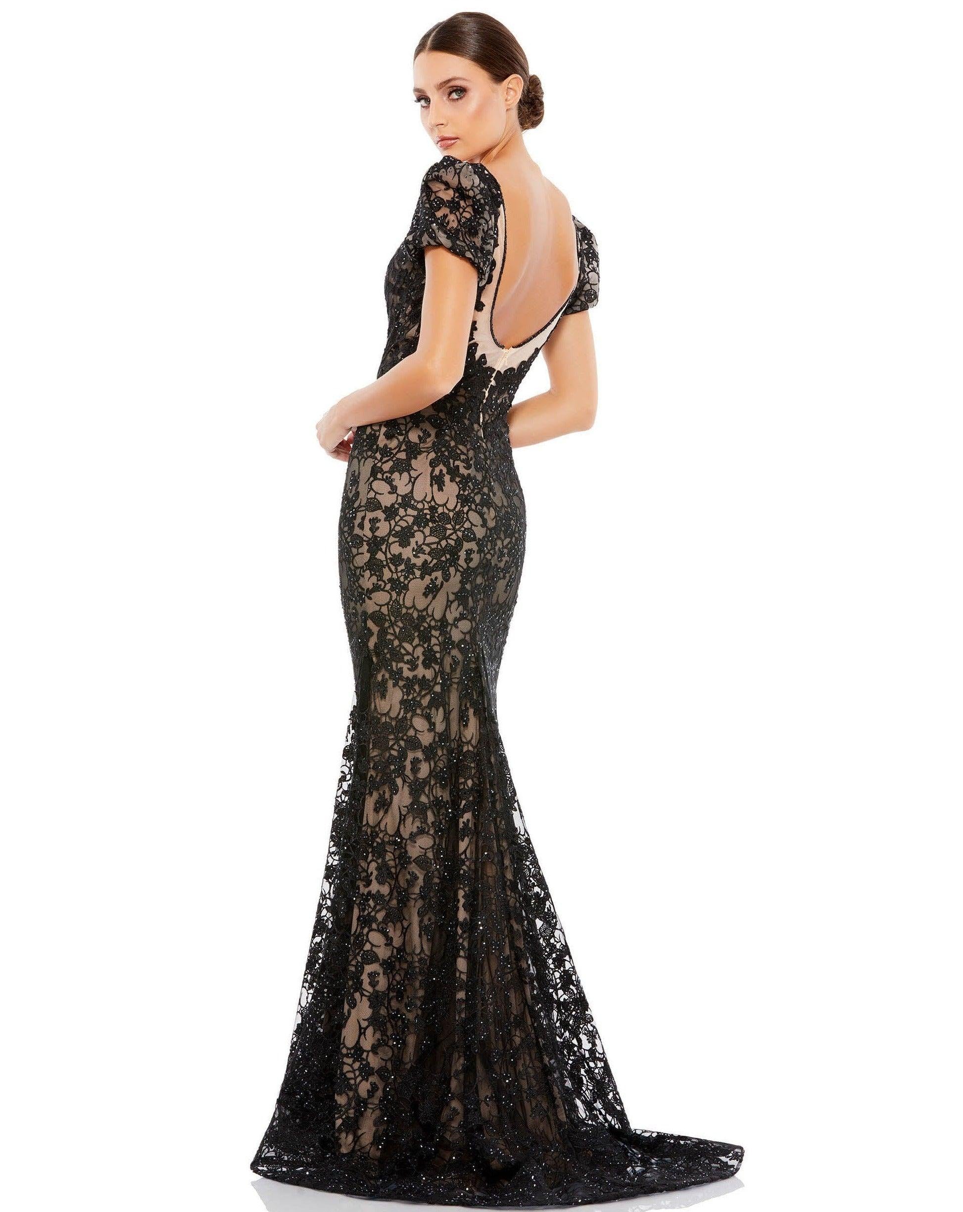 Mac Duggal 50644 Long Mother of the Bride Lace Gown
