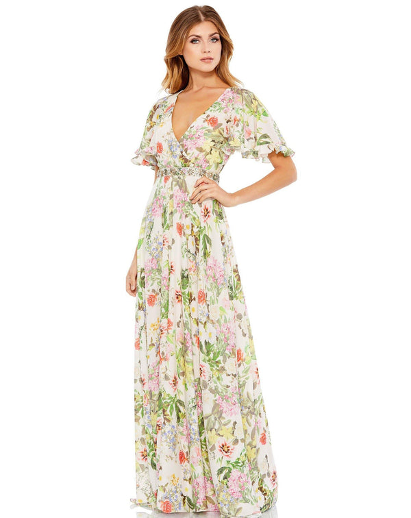 Long Mother of the Bride Maxi Dress Maxi Silhouette Mac Duggal 9079