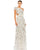 Mac Duggal Long One Shoulder Floral Lace Gown 35108 - The Dress Outlet