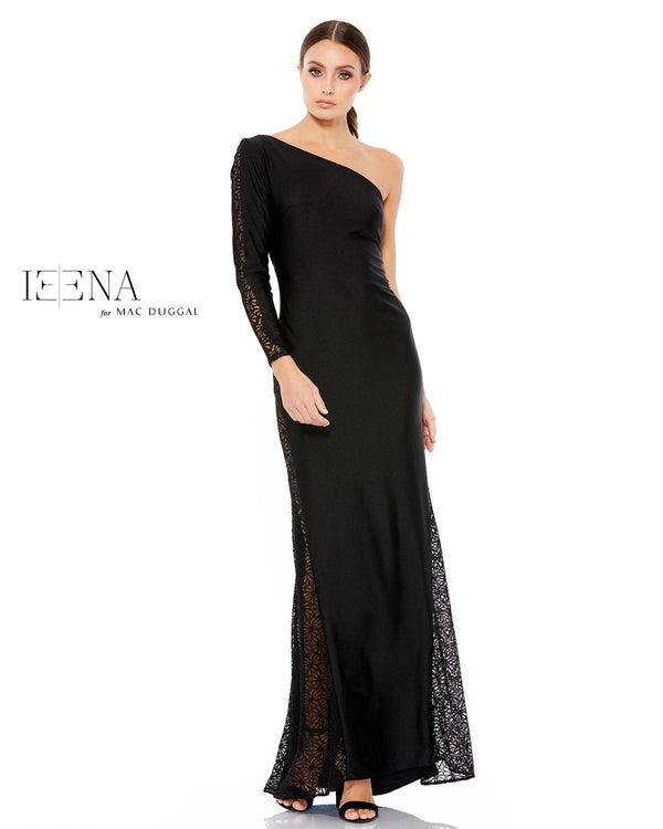 Long One Shoulder Formal Gown One Shoulder Detail Mac Duggal 26522