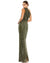 Prom Dresses Long One Shoulder Formal Prom Gown Olive