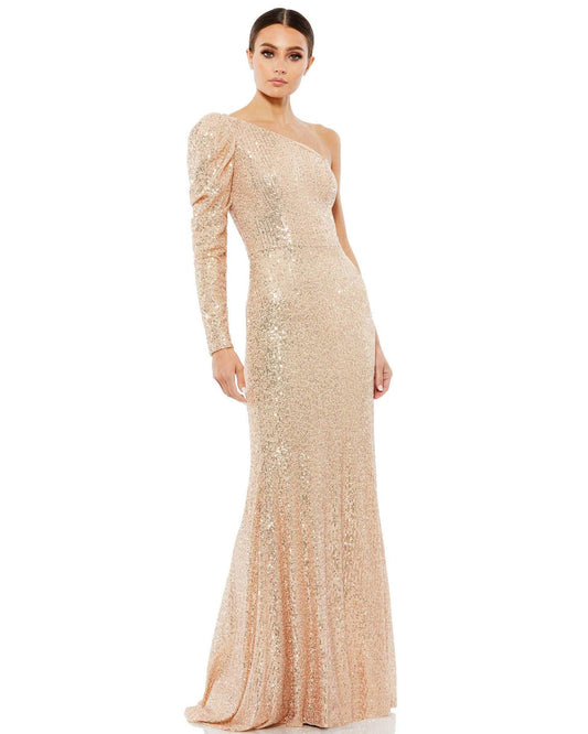 Mac Duggal Long One Shoulder Prom Dress 26591 - The Dress Outlet