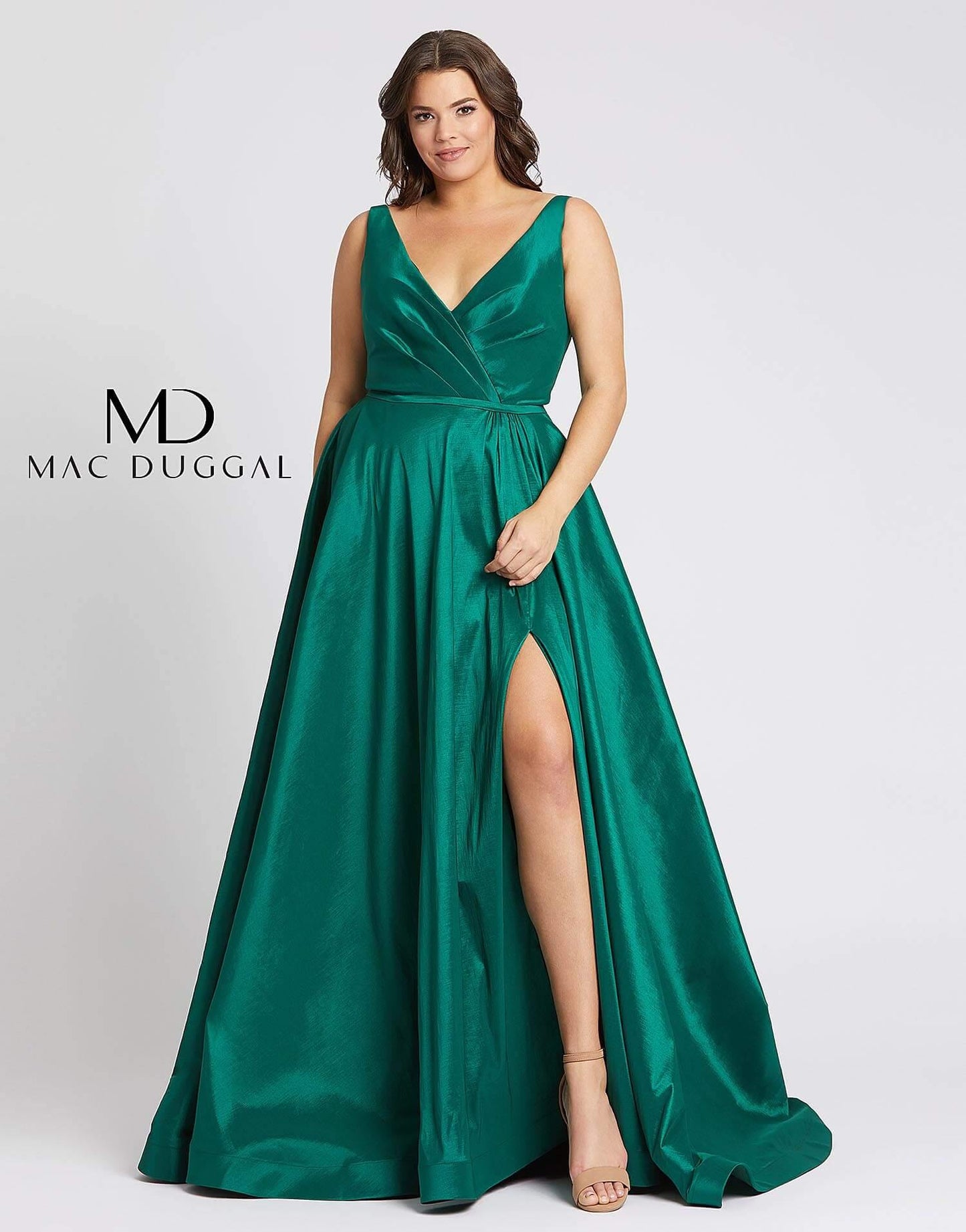 Mac Duggal Long Plus Size Prom Dress Sale - The Dress Outlet