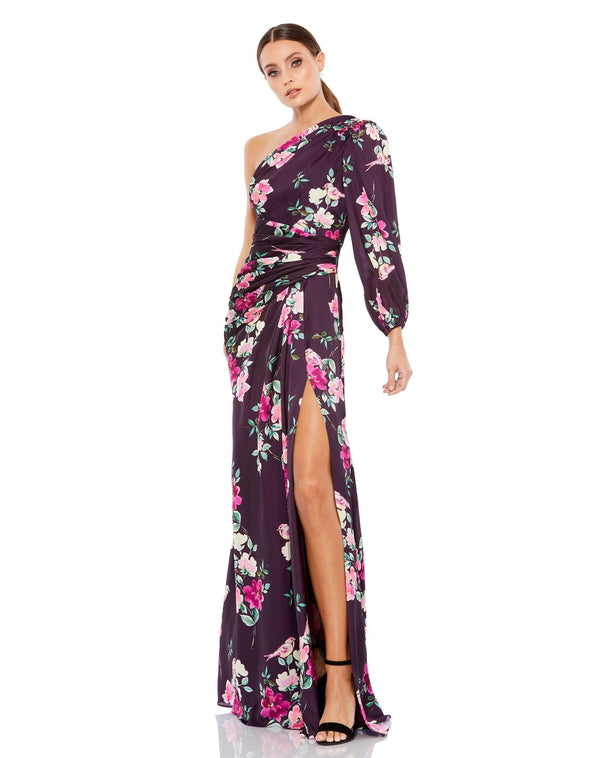 Mac Duggal 2634 Plum Floral XS Sale