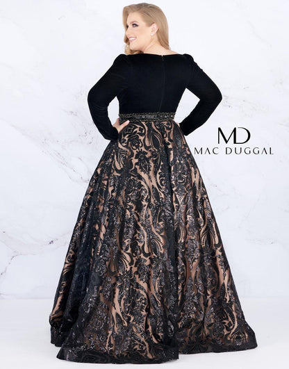 Mac Duggal Long Prom Plus Size Dress Sale - The Dress Outlet