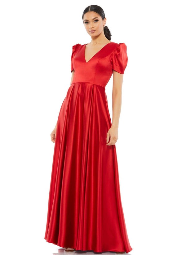 Long Puff Sleeve Formal Dress Puff Sleeves Mac Duggal 26606