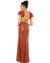 Mac Duggal Long Ruffle Sleeve Formal Dress 10829 - The Dress Outlet