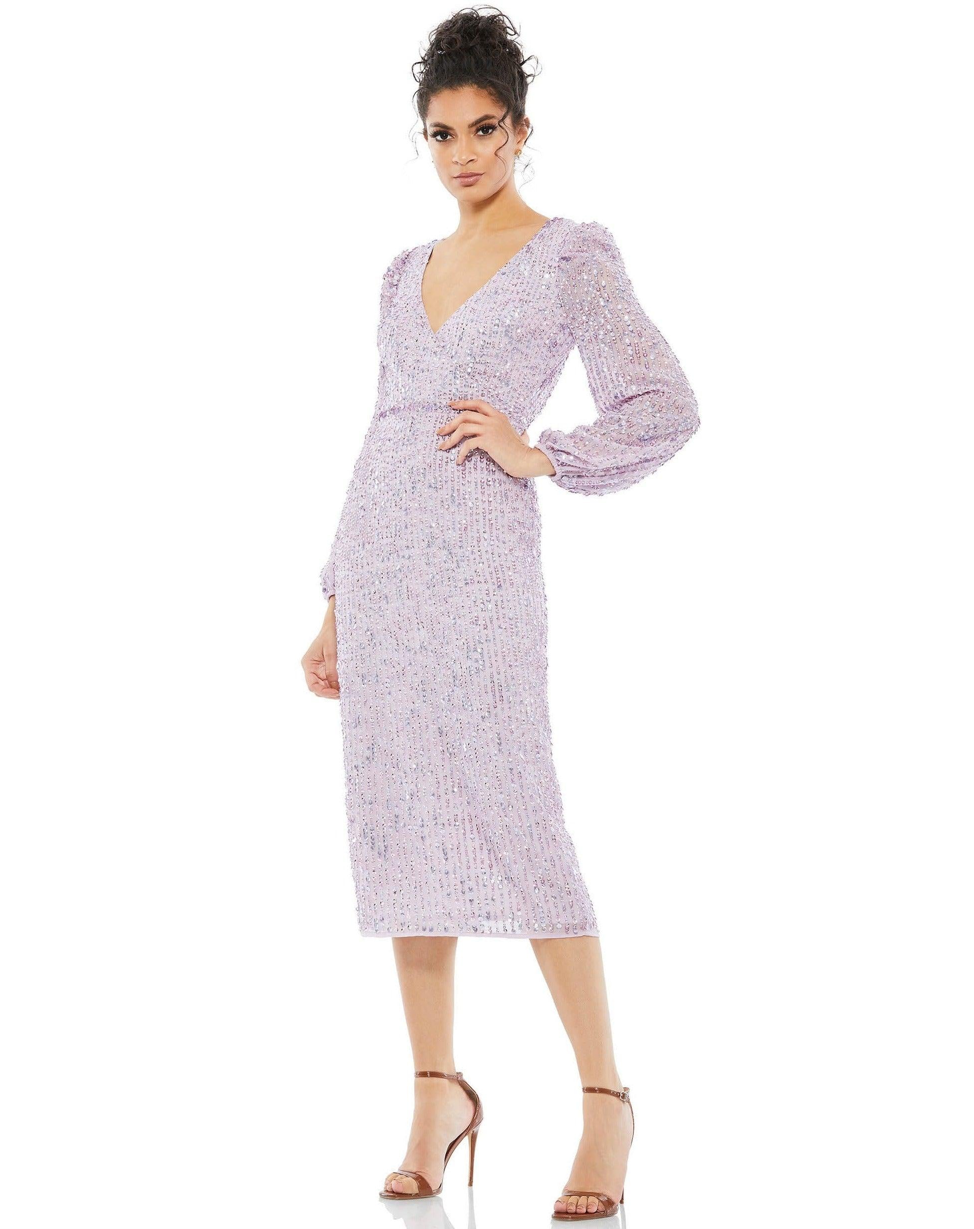 Mac Duggal 10764 Long Sleeve Cocktail Dress | The Dress Outlet Mac Duggal 10764 Long Sleeve Cocktail Dress | The Dress Outlet